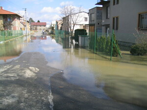 Povodeň 2006 - stav 2. 4. 2006 - 12:00 hod.